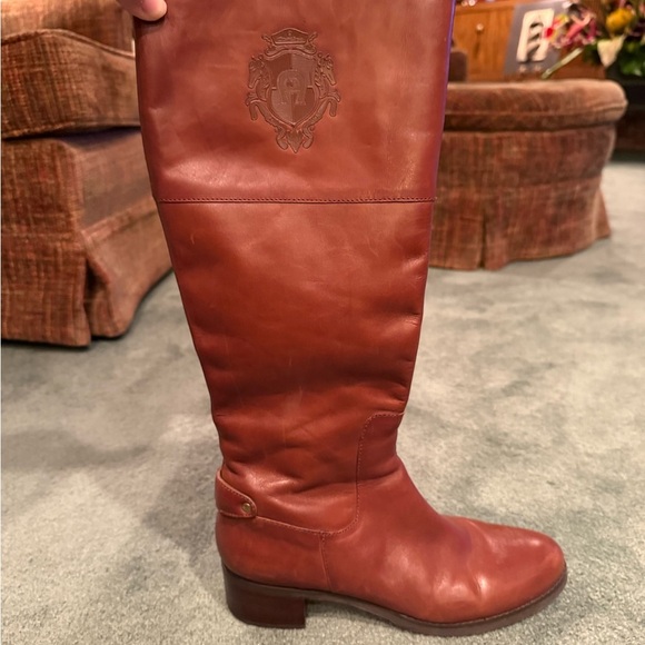 Etienne Aigner Brown Riding Boots in Size 81/2 - Picture 1 of 12